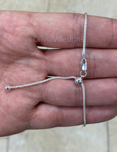 Spiga Sterling Silver Necklace, 1.3mm Sterling Silver Spiga Wheat  Necklace, Men's Chain, Flexible Wheat Chain, Silver Necklace